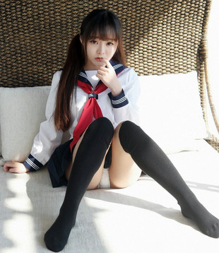 Candid photo shoot in school uniform,